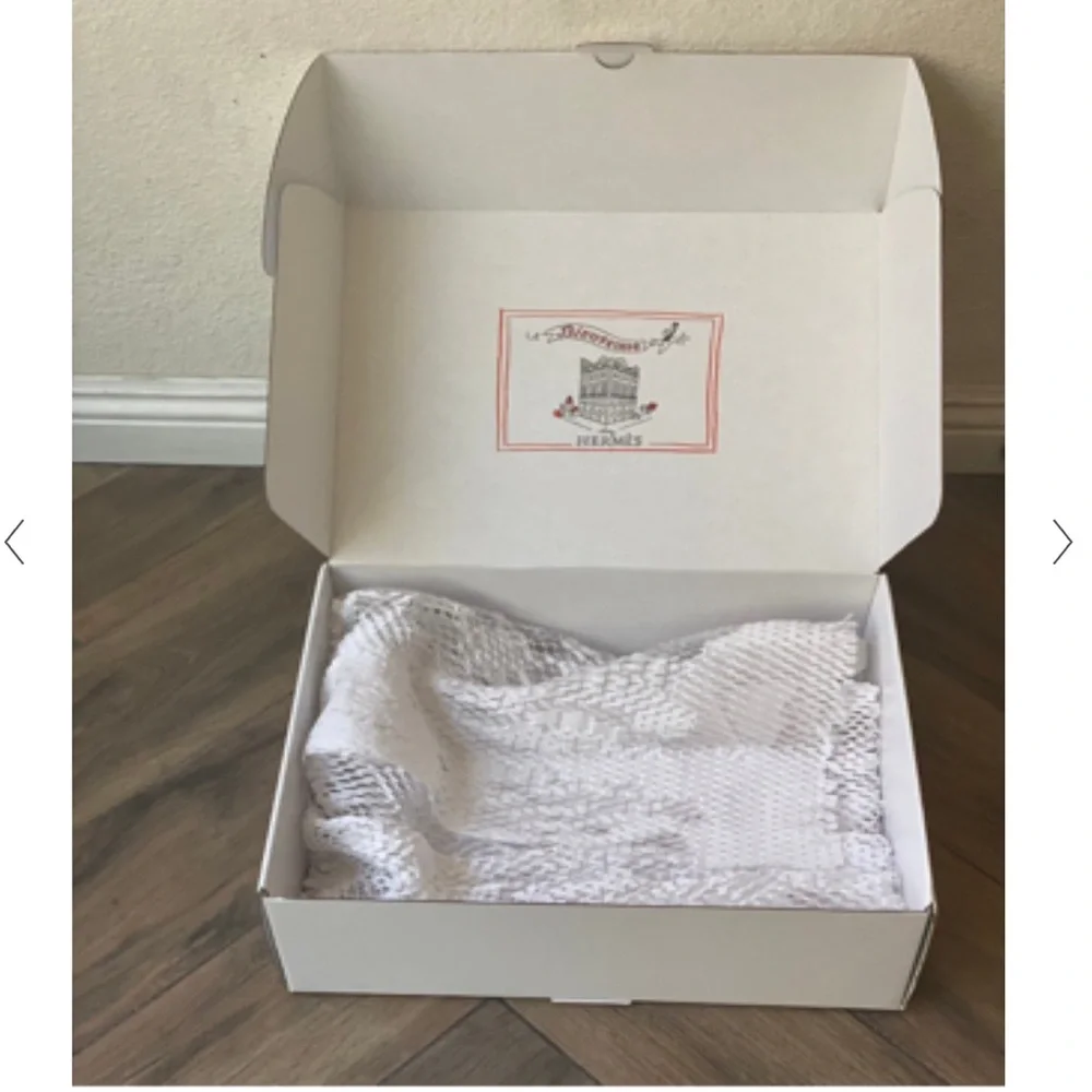 Hermes White box empty Gift Box package only